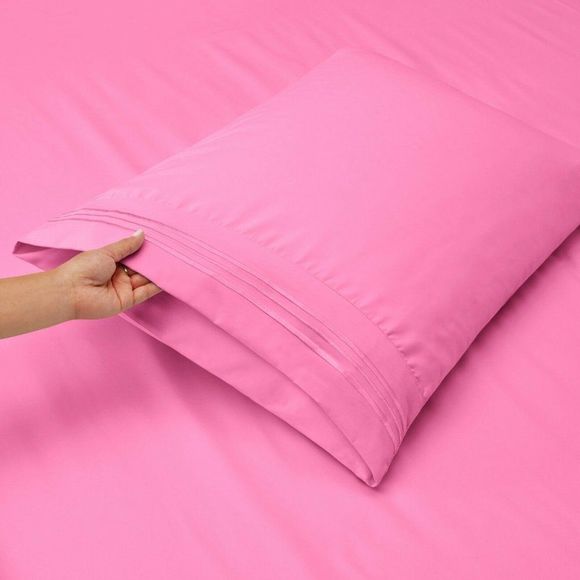 Light Pink Egyptian Comfort Bed Sheets 4 Piece! - Picture 2 of 3